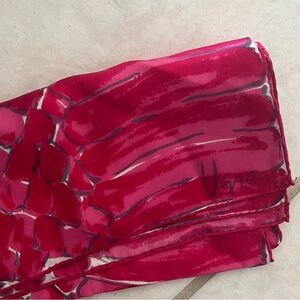 Vera vintage pink gray Silk Scarf